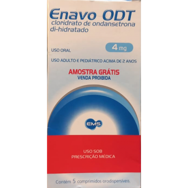 Evano ODT - Cioridrato de Ondansetrona di-Hidratado 4mg - 5 Cápsulas